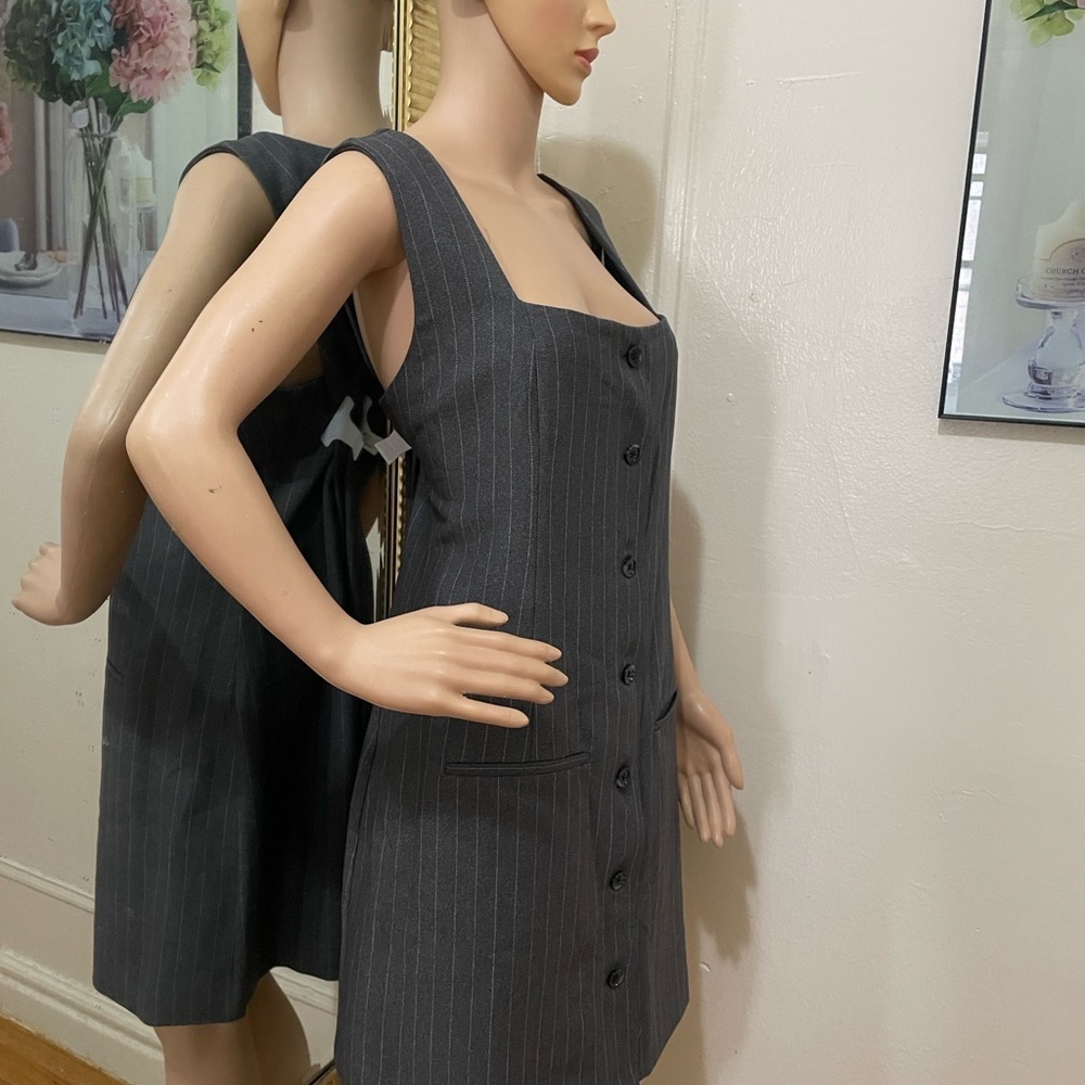 Abercrombie & Fitch Charcoal Button-Down Shirt NWT - image 14